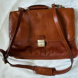 Genuine leather Computer bag